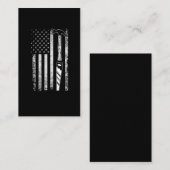 American Flag Woodworker USA Carpenter Visitenkarte (Vorne/Hinten)