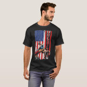 American Flag Wrestling T-Shirt (Vorne ganz)