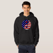 American Flag Yin Hoodie (Vorne ganz)
