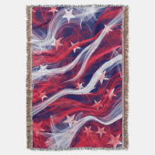 American flagge Throw Blanket Decke (Vorderseite Vertikal)