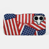 American Flags Collection iPhone 16 Hülle (Rückseite (Horizontal))