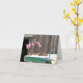 American Flags & Stall Note Card Karte (Gelbe Blume)