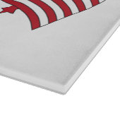 American Flags Thunder_Cove Patriotic 4. Juli Schneidebrett (Ecke)