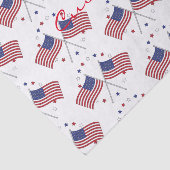 American Flags Thunder_Cove Patriotic 4. Juli Seidenpapier (Ausschnitt)