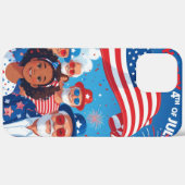 American Flame Case-Mate iPhone Hülle (Hinten (horizontal))