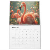 American Flamingo 2026,Personalized Name gift Kalender (Mär 2027)