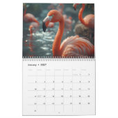 American Flamingo 2026,Personalized Name gift Kalender (Jan 2027)