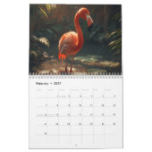American Flamingo 2026,Personalized Name gift Kalender (Feb 2027)
