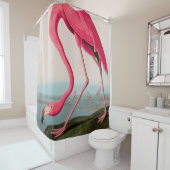 American Flamingo Birds of America Audubon Print Duschvorhang (Beispiel)
