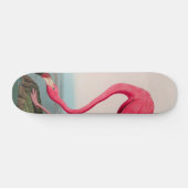 American Flamingo Birds of America Audubon Print Skateboard (Horizontal)