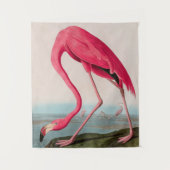 American Flamingo Birds of America Audubon Print Wandteppich (Vorderseite)