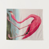 American Flamingo Birds of America Audubon Print Wandteppich (Vorderseite (Horizontal))