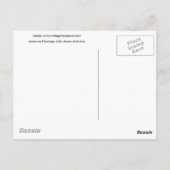 American Flamingo, John James Audubon Fine Postkarte (Rückseite)