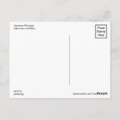 American Flamingo | John James Audubon Postkarte (Rückseite)