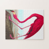 American Flamingo von John James Audubon Puzzle (Horizontal)