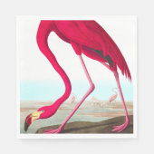American Flamingo von John James Audubon Serviette (Vorderseite)