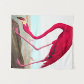 American Flamingo von John James Audubon Wandteppich (Vorderseite (Horizontal))
