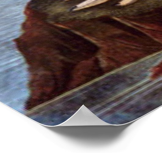 American Flamingo - Wildlife von John Audubon Poster (Ecke)