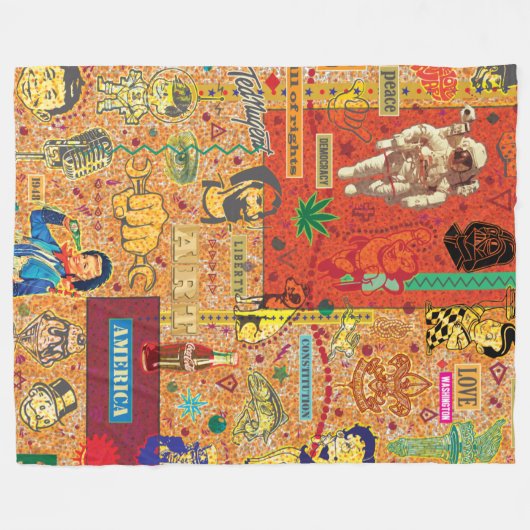 American Fleece Blanket (Vorderseite (Horizontal))