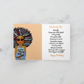 American Fly Lady Birthday Card Karte (Innenseite)