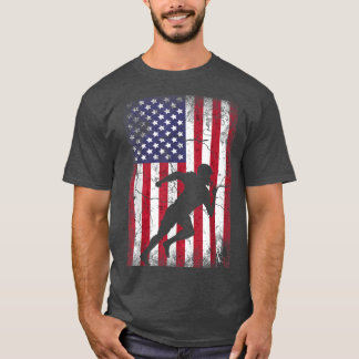 American Football American Flag 4. Juli Männer zwe T-Shirt