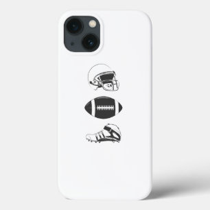 American Football Ausrüstung Silhouette Helm Bal Case-Mate iPhone Hülle