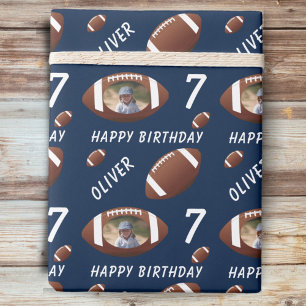 American Football Ball Alles Gute zum Geburtstag F Geschenkpapier