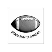 American Football Ball Custom Name Gummistempel (Prägung)
