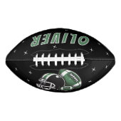 American Football Ball Helmet Cartoon Name (Vorderseite)