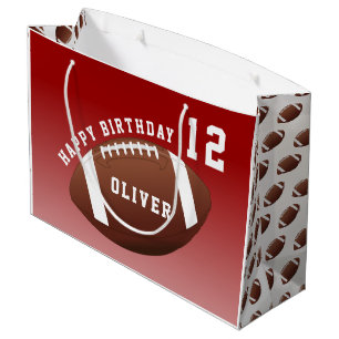 American Football Ball Muster Kinder  Große Geschenktüte
