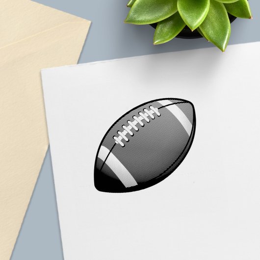 American Football Ball Permastempel