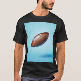 American football ball suspended in the air T-Shirt