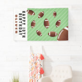 American Football Balls Fun Kindergeburtstag Party Banner (Insitu)