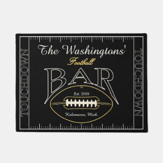 American Football Bar Entrance Door Mats Doormats Fußmatte
