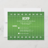 American Football Bar Mitzvah RSVP Card Einladung (Vorderseite)