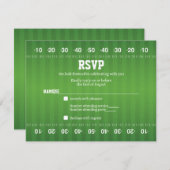 American Football Bar Mitzvah RSVP Card Einladung (Vorne/Hinten)
