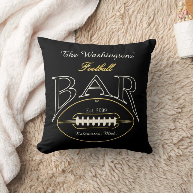American Football Bar Throw Kissen (Decke)