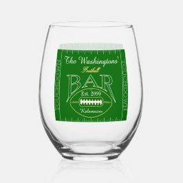 American Football Bar Trinkbehälter Cocktail Weinglas Ohne Stiel