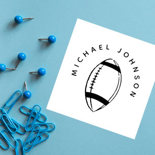 American Football Benutzerdefinierter Name Sport Gummistempel