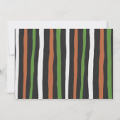 American Football Birthday Foto Einladung (Rückseite)