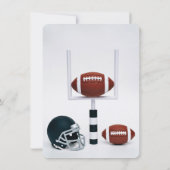 American football birthday invitation einladung (Rückseite)