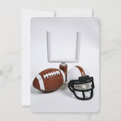 American football birthday invitation einladung (Rückseite)