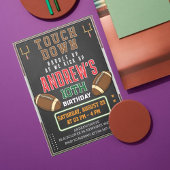 American Football Birthday Party Einladung