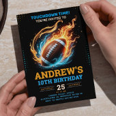 American Football Birthday Party Einladung