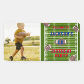 American Football Birthday Party Foto Banner (Horizontal)