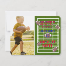 American Football Birthday Party Foto