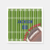 American Football Birthday Party Serviette (Vorderseite)