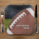 American Football Boys Happy Birthday Party Pappteller
