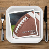 American Football Boys Happy Birthday Party Serviette