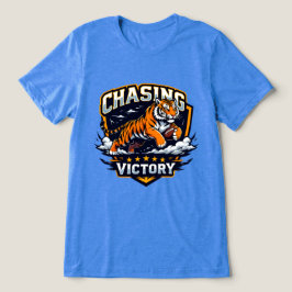 American Football Chasing Sieger Tri-Blend Shirt